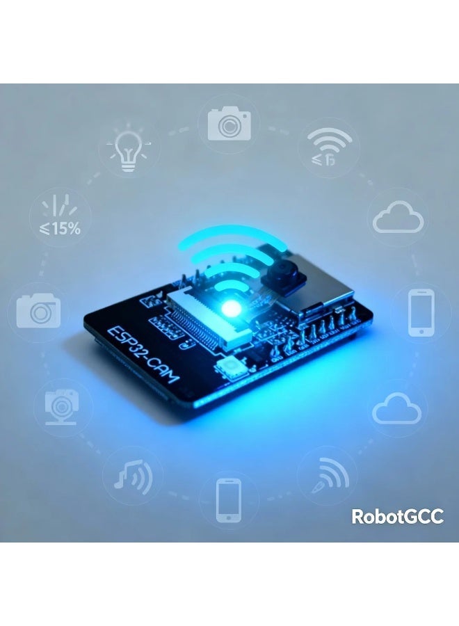 وبوت جي سي سي لوحة توسعة تعليمية للذكاء الاصطناعي | وحدة تعليم الروبوتات وإنترنت الأشياء | متوافقة مع برمجة Arduino و ESP32 | لمعامل المدارس والمشاريع الإبداعية | إكسسوار تعليمي STEM - Image 4